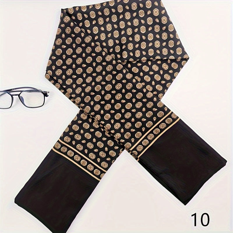 Bufanda de felpa lavada para hombres, estilo británico, para negocios y moda, abrigo de traje