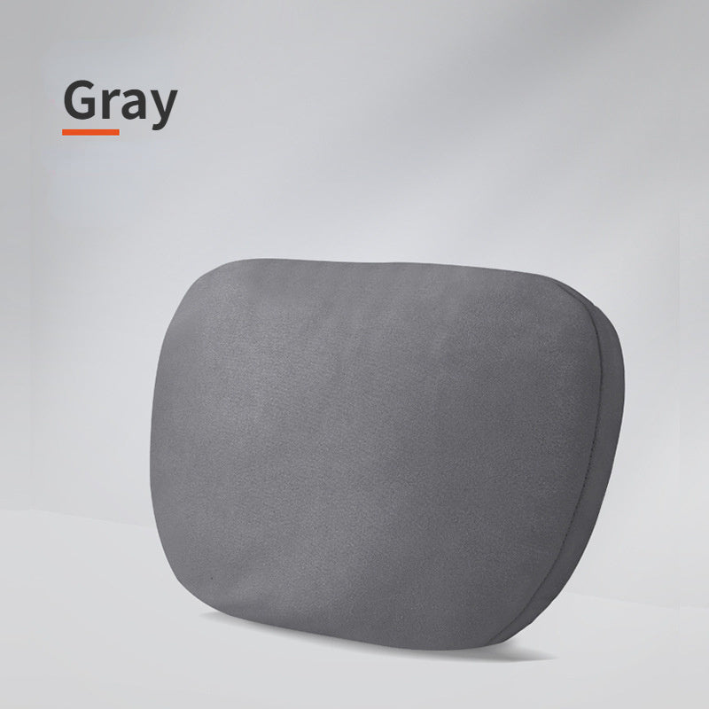 Suede Fleece Car Seat Lumbar Support Set for Comfort and Back Pain Relief