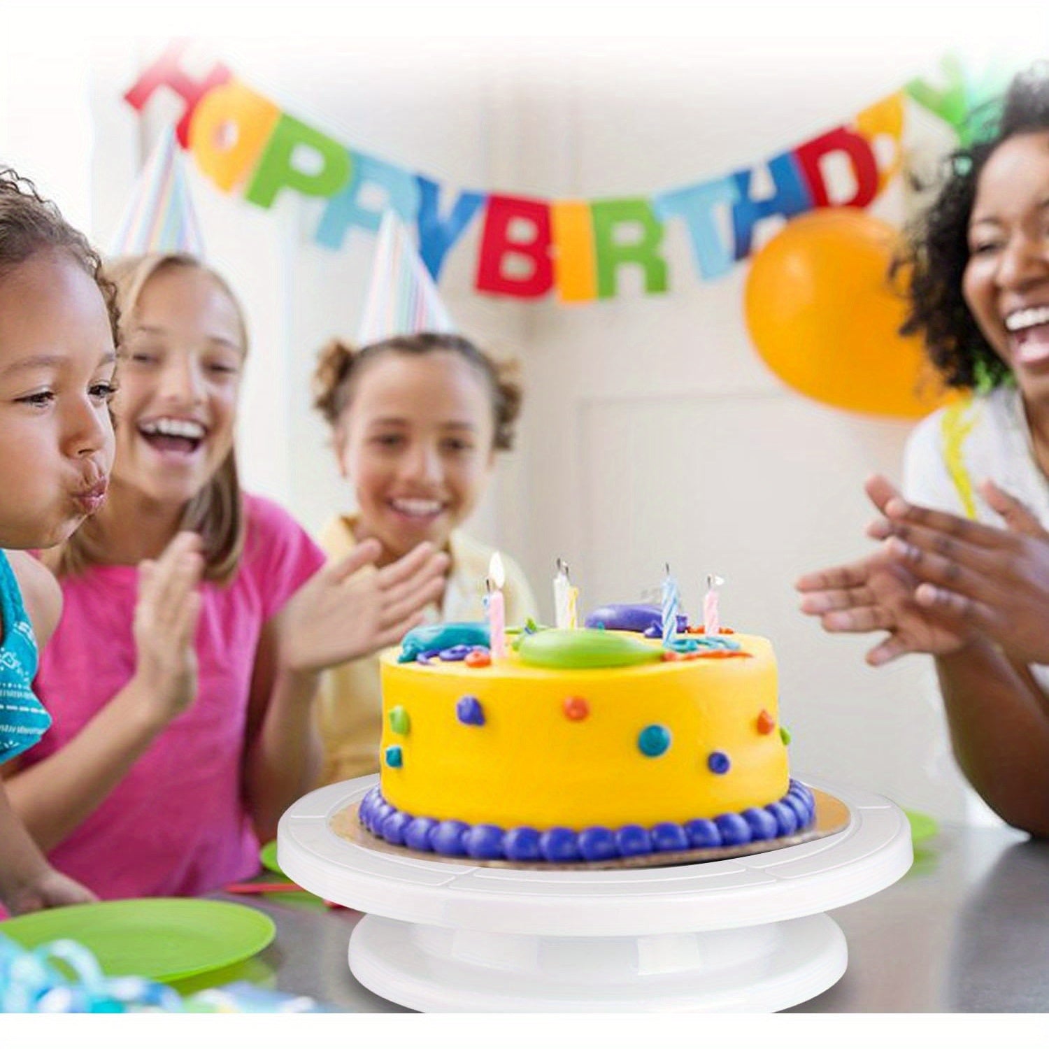 128-Piece Cake Decorating Kit with Pink Turntable Stainless Steel Piping Tips Pastry Bags Spatula and Tools