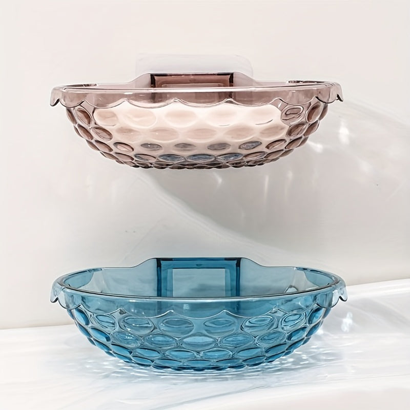 Современный настенный дозатор для мыла с поддоном для слива, светло-розовый и голубой