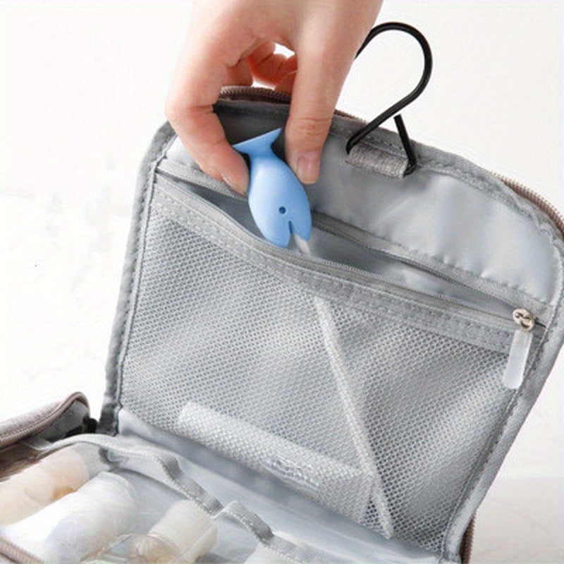 Fish Shaped Silicone Toothbrush Holder, Portable Travel Stand, Cute Toothbrush Cover