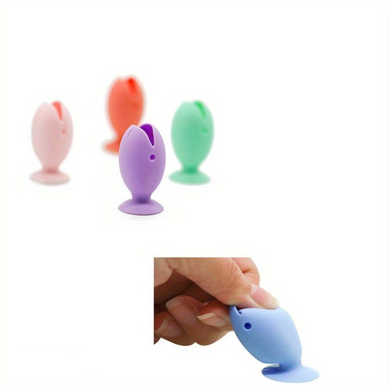 Fish Shaped Silicone Toothbrush Holder, Portable Travel Stand, Cute Toothbrush Cover