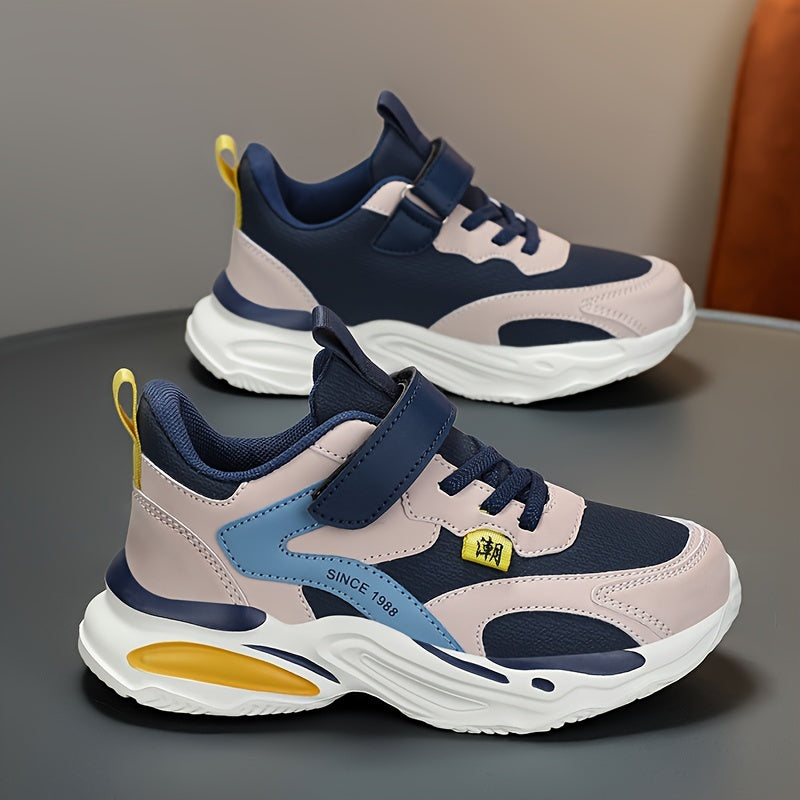 Мужские всесезонные кроссовки с дышащей подкладкой и застежкой на липучке