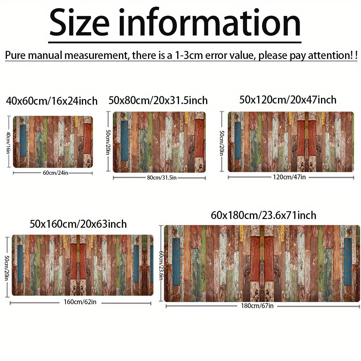 Retro uslubidagi oshxona matosi, chiziqli dizayn, qulaylik uchun yumshoq yostiq, namni so'radigan va sirpanmaydigan hammom pad, yozgi mavsumda yashash xonasi, yotoqxona, lavabo joyi, kir yuvish xonasi va uy kirish joyi dekoratsiyasi uchun ideal.