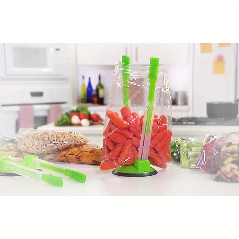 Sandviç va muzlatgich uchun 2 yoki 4 ta oziq-ovqat saqlash sumkasi tutqichlari to'plami