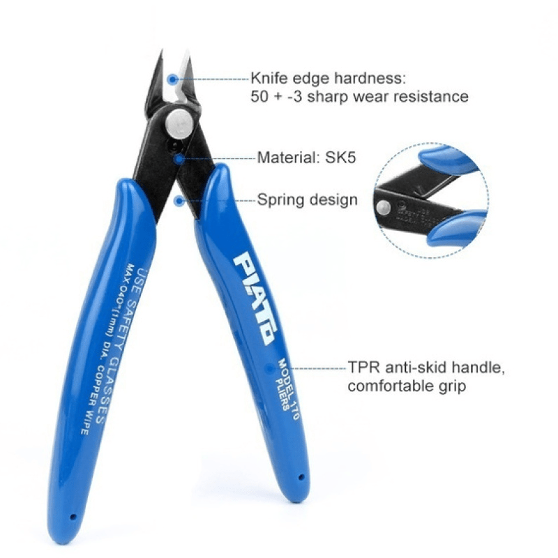 Diagonal Pliers High Manganese Steel Wire Cable Cutters Hand Tool