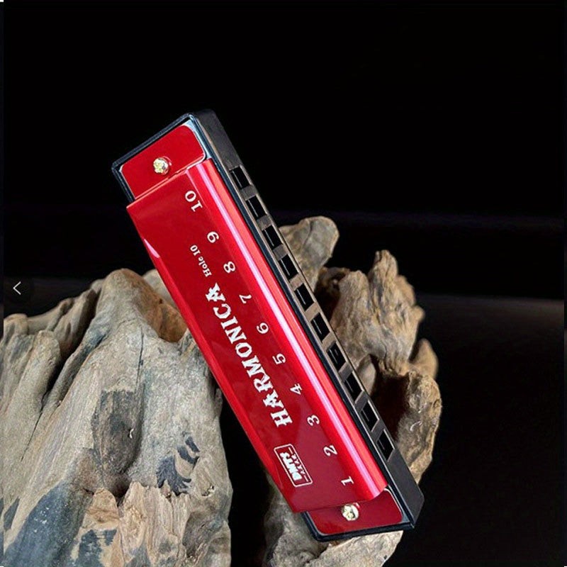 Beginner 10-Hole Blues Harmonica for Professionals