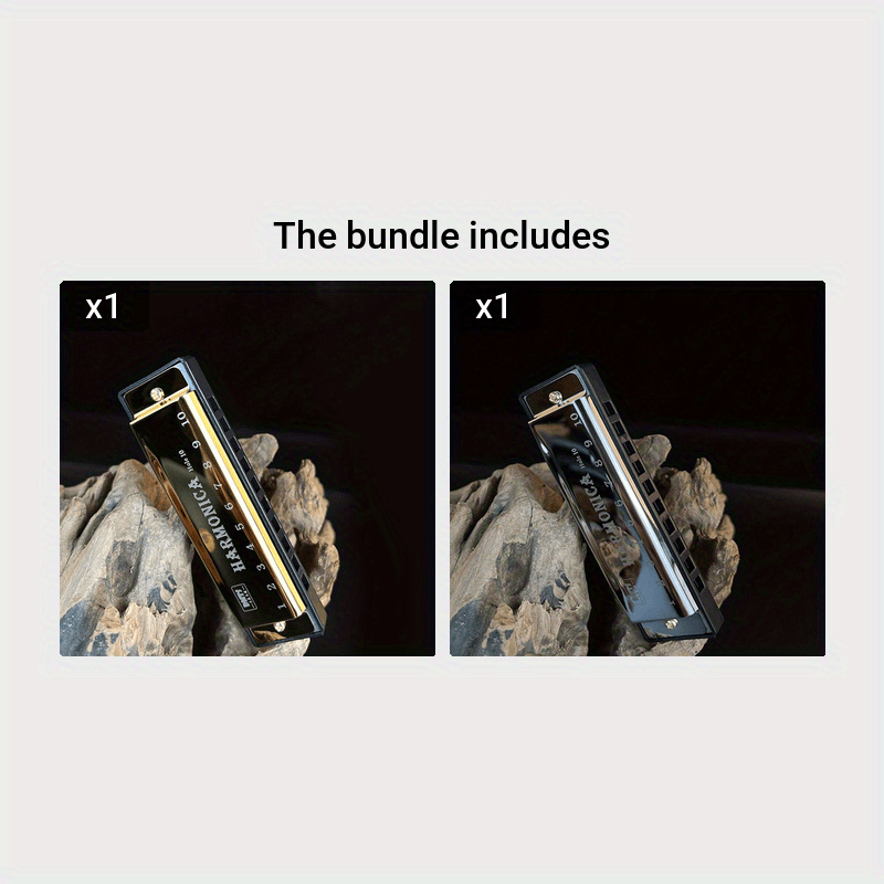 Beginner 10-Hole Blues Harmonica for Professionals