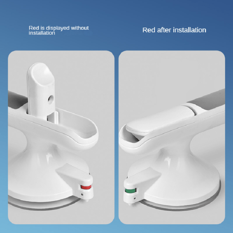 Elderly Support Bathroom Safety Grab Bar Non-Slip Suction Cup Plastic