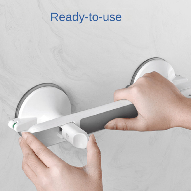 Elderly Support Bathroom Safety Grab Bar Non-Slip Suction Cup Plastic
