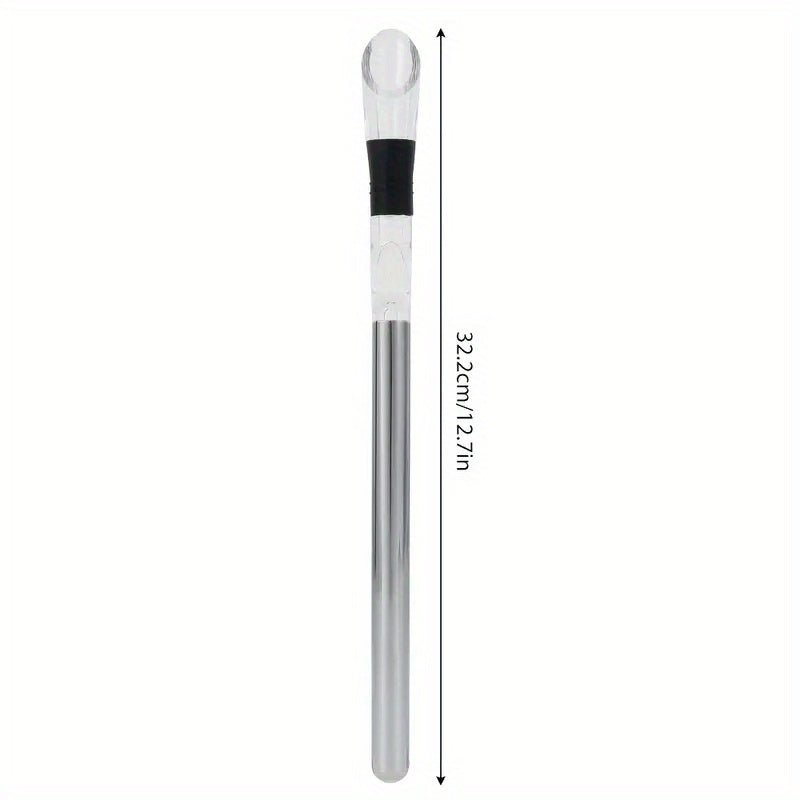 Stainless Steel Wine Chiller Stick with Pourer for Cold Beverages