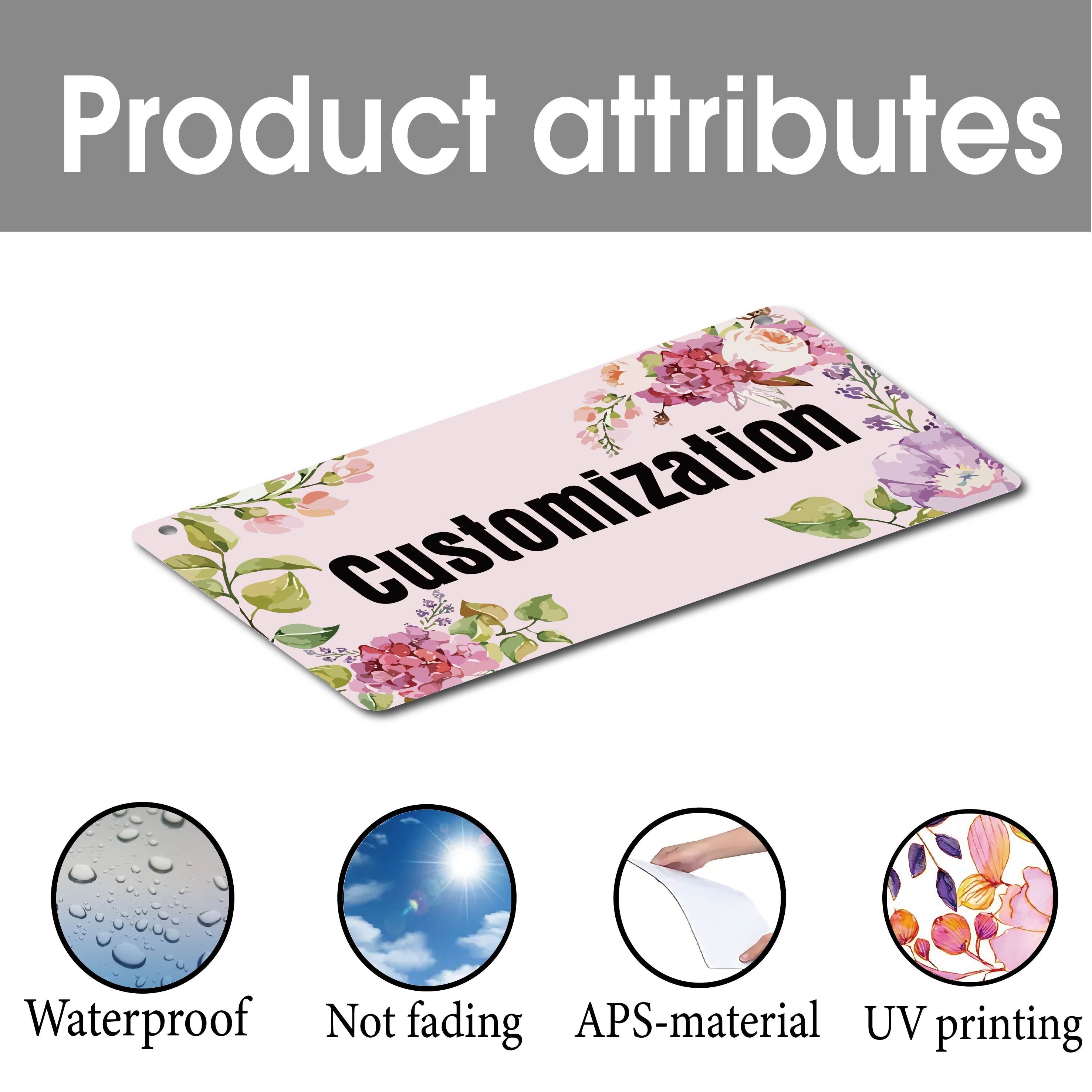 Placa de matrícula de diseño cielo estrellado personalizada para decoración del hogar y del coche