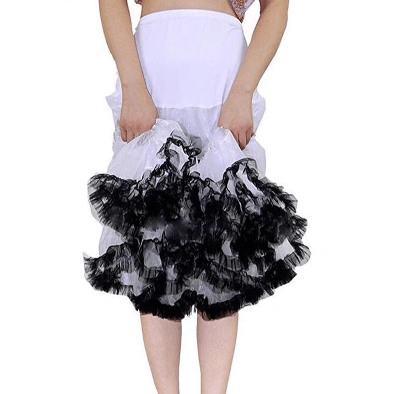Women's Vintage Style Petticoat Underskirt for Daily Use in 1950s Style
