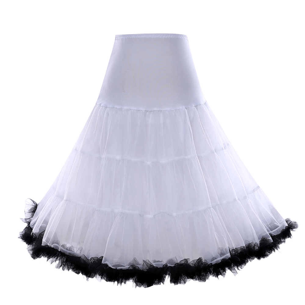 Женский винтажный пышный подюбник для повседневной носки в стиле 1950-х