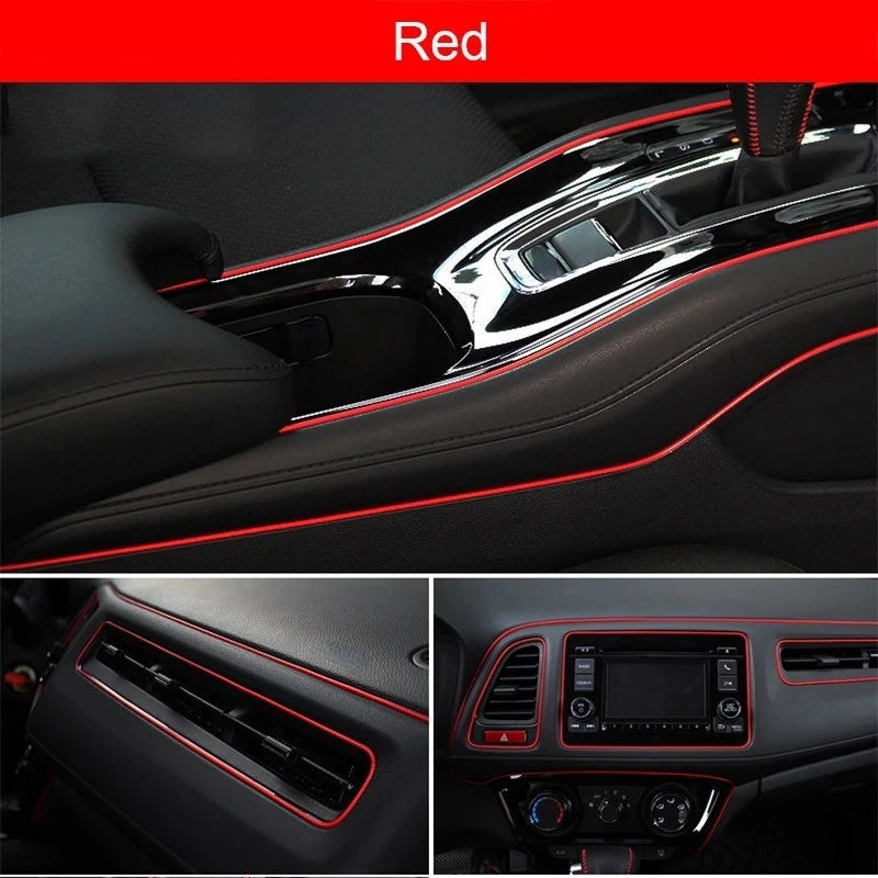 Universal Car Moulding Strip 300cm Flexible Interior Trim Dashboard Door