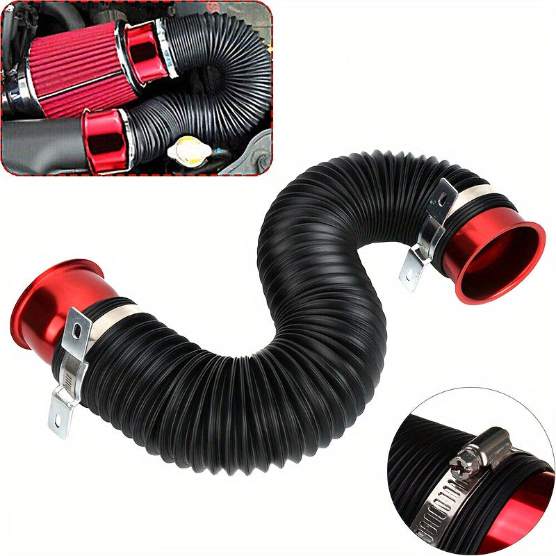 Avtomobil sozlanadigan kirish teleskopik quvur 76mm Turbocharger kirish shlangi