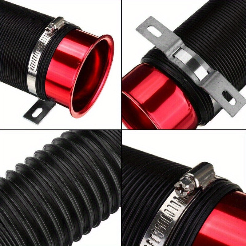Car Adjustable Intake Telescopic Pipe 76mm Turbocharger Intake Hose