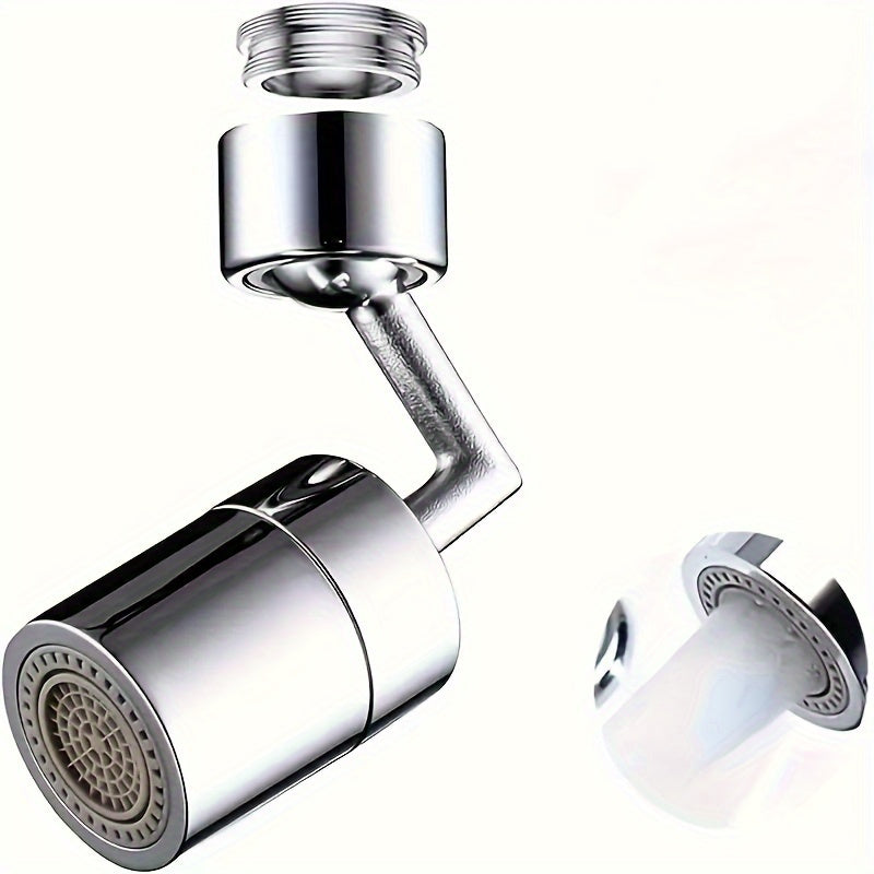 Rotating Faucet Sprayer Attachment for Kitchen Sink with Adjustable Nozzle and Adapter