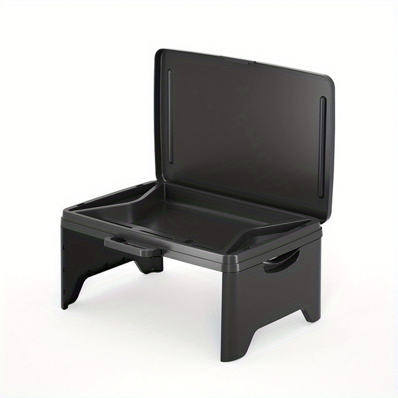 Yig'iladigan stol, saqlash uchun, yotoq stolchi, noutbuk uchun turuvchi, kompakt va ko'p qirrali