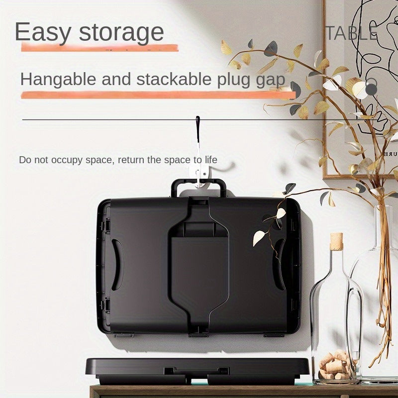 Yig'iladigan stol, saqlash uchun, yotoq stolchi, noutbuk uchun turuvchi, kompakt va ko'p qirrali