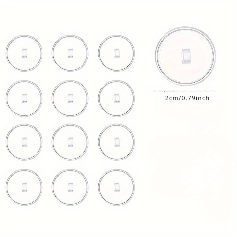 Juego de 20 o 50 ganchos fuertes transparentes para techos, autoadhesivos, para colgar en paredes sin costuras, bricolaje, decoración del hogar