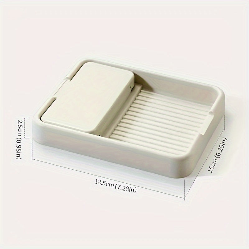 Foldable Kitchen Pot Lid Holder with Utensil Rest, Space-Saving Cookware Organizer