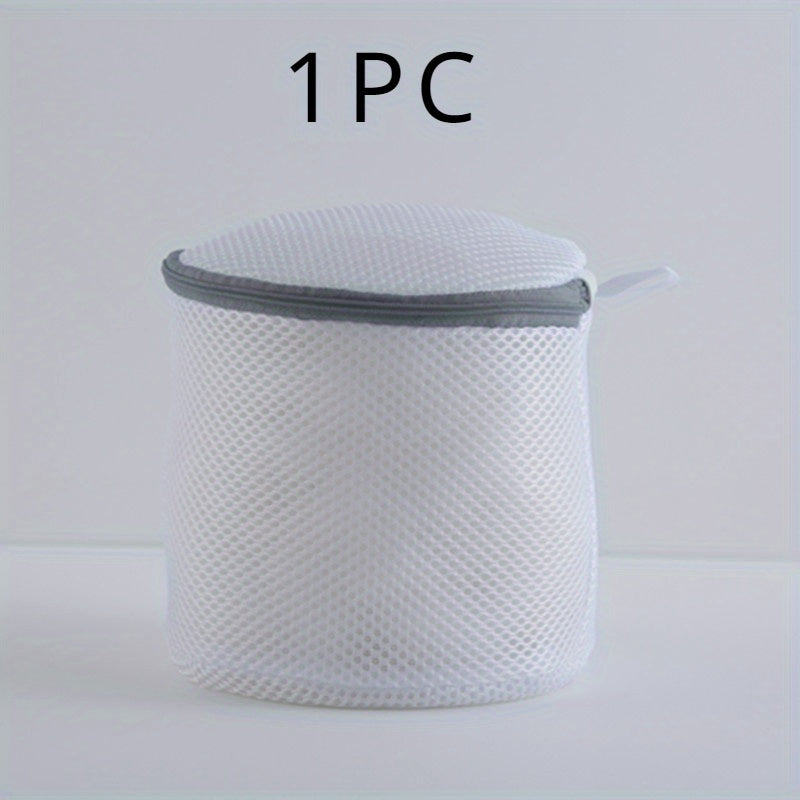 Pack de 3 bolsas de malla para lavandería con cremalleras grises para delicados y viajes