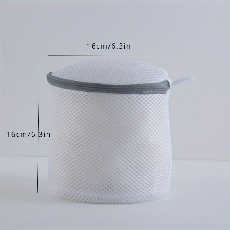 Pack de 3 bolsas de malla para lavandería con cremalleras grises para delicados y viajes