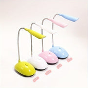 Foldable LED Desk Lamp with 4 Colors Eye-Care Reading Light Battery Powered