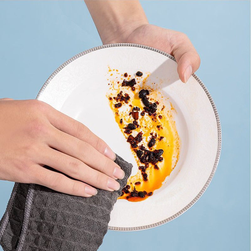 Kofe mashinasini tozalash uchun 3 ta paket oq lintsiz Barista sochiqlari