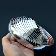 Protector de borde de puerta de coche y protector de parachoques con acabado en cromo