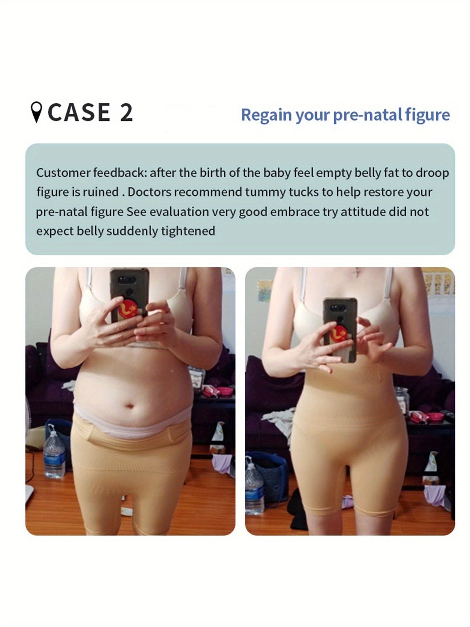 Women's High Waist Shaping Shorts Tummy Control Slimming Compression Solid Color