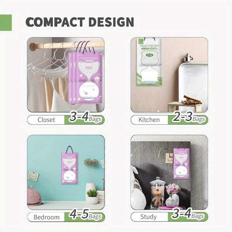 Household Moisture Absorber Desiccant Bag Dehumidifier Wardrobe Hygroscopic