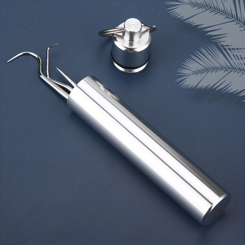 6-Piece Stainless Steel Dental Pick Set Teeth Cleaning Tools Floss Picks