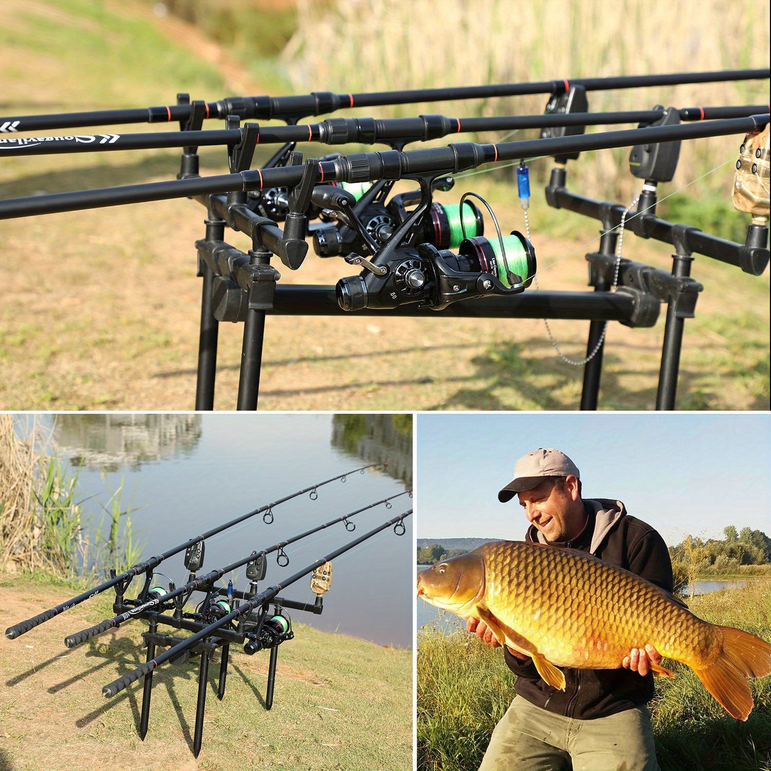 Carbon Fiber Carp Fishing Rod 3m 3.6m Medium Spinning Handle for Advanced Anglers