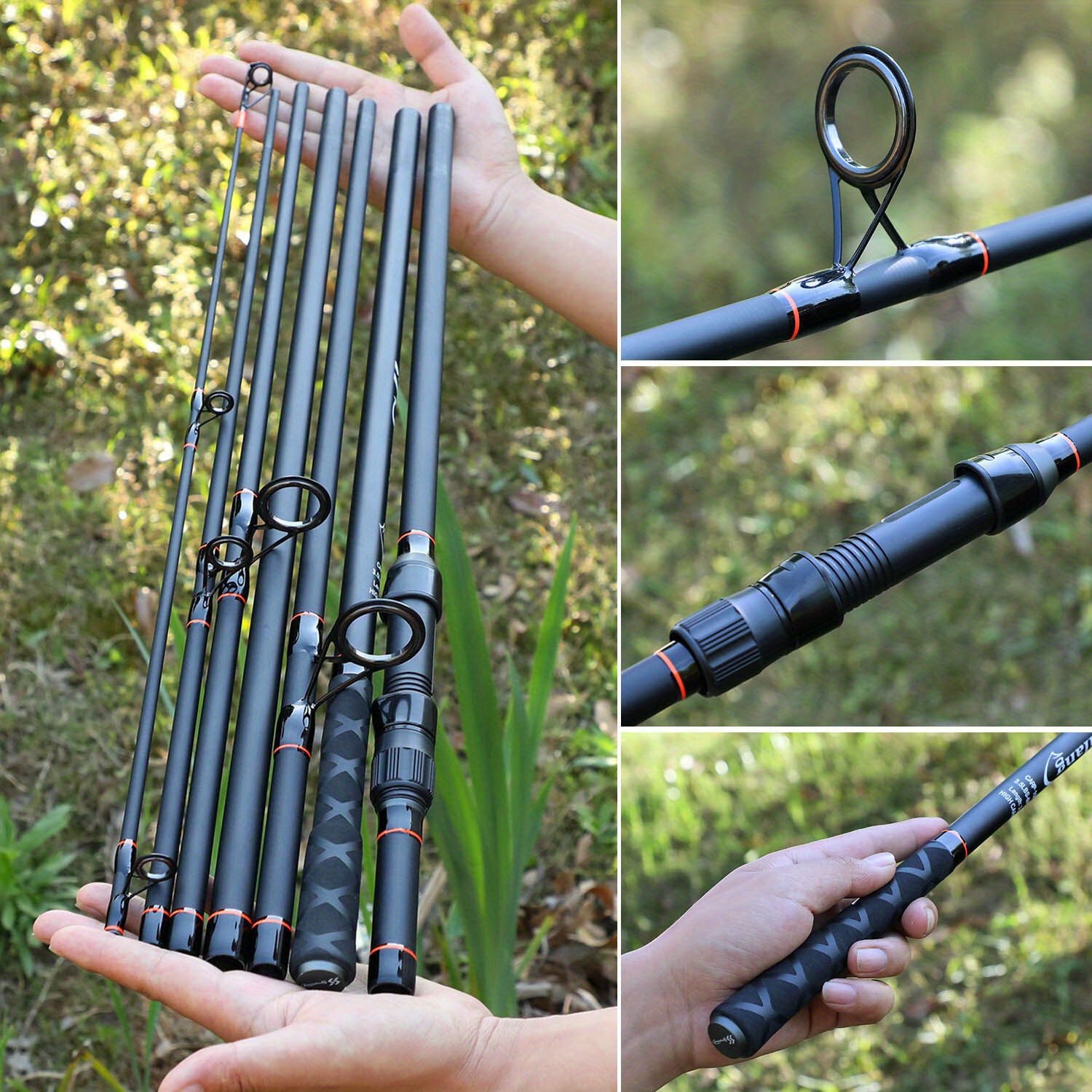 Carbon Fiber Carp Fishing Rod 3m 3.6m Medium Spinning Handle for Advanced Anglers