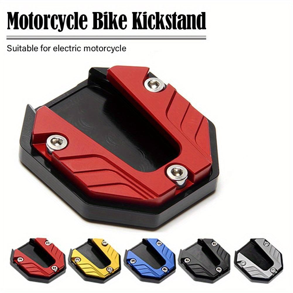 Motorcycle Kickstand Extension Plate Aluminum Alloy Side Stand Support