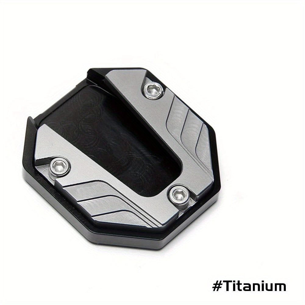 Motorcycle Kickstand Extension Plate Aluminum Alloy Side Stand Support