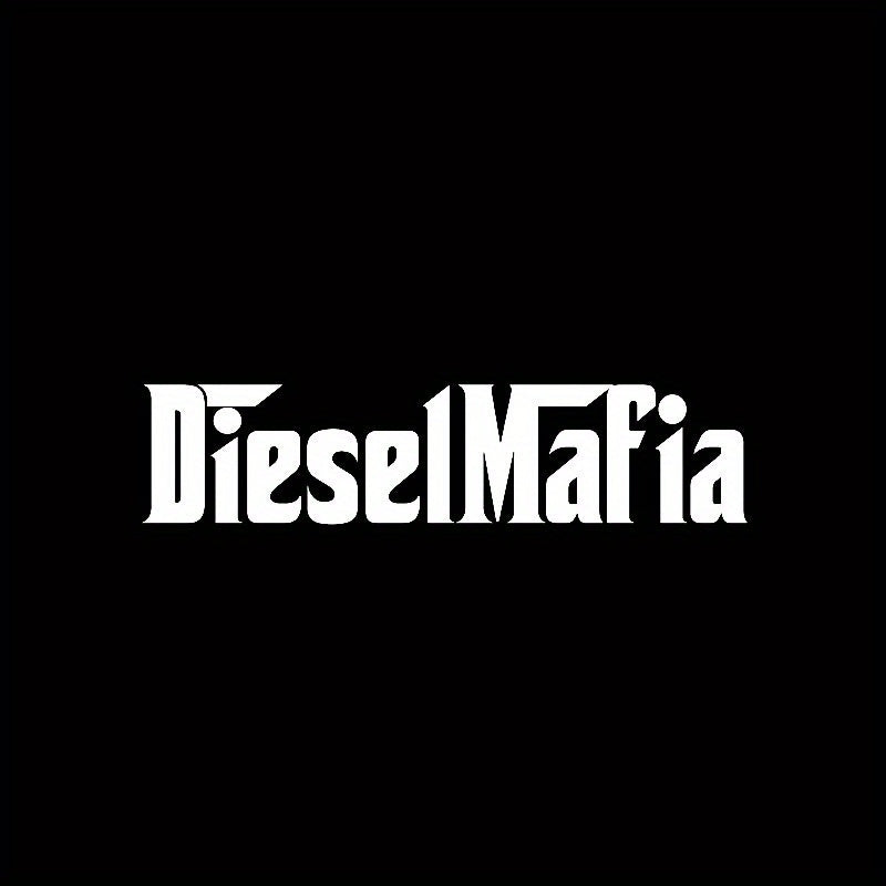 Pegatina de vinilo para coche Diesel Mafia, calcomanía exterior, a prueba de agua, cubre arañazos