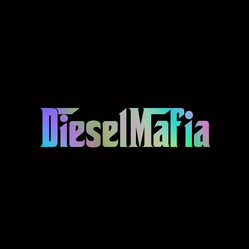 Pegatina de vinilo para coche Diesel Mafia, calcomanía exterior, a prueba de agua, cubre arañazos