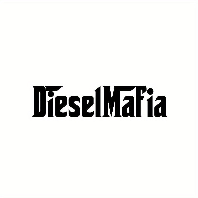 Pegatina de vinilo para coche Diesel Mafia, calcomanía exterior, a prueba de agua, cubre arañazos