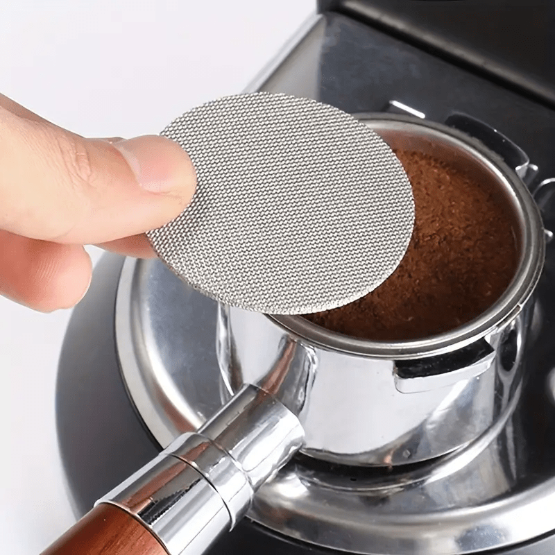 Espresso Barista Reusable Stainless Steel Puck Screen Coffee Filter Mesh Plate