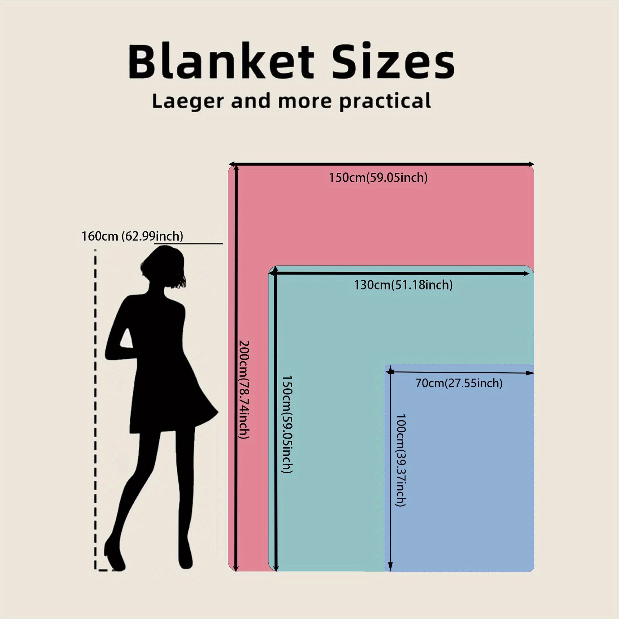 Blue and Pink Flannel Kitten Blanket Soft Warm Lightweight for Sofa Bed Travel