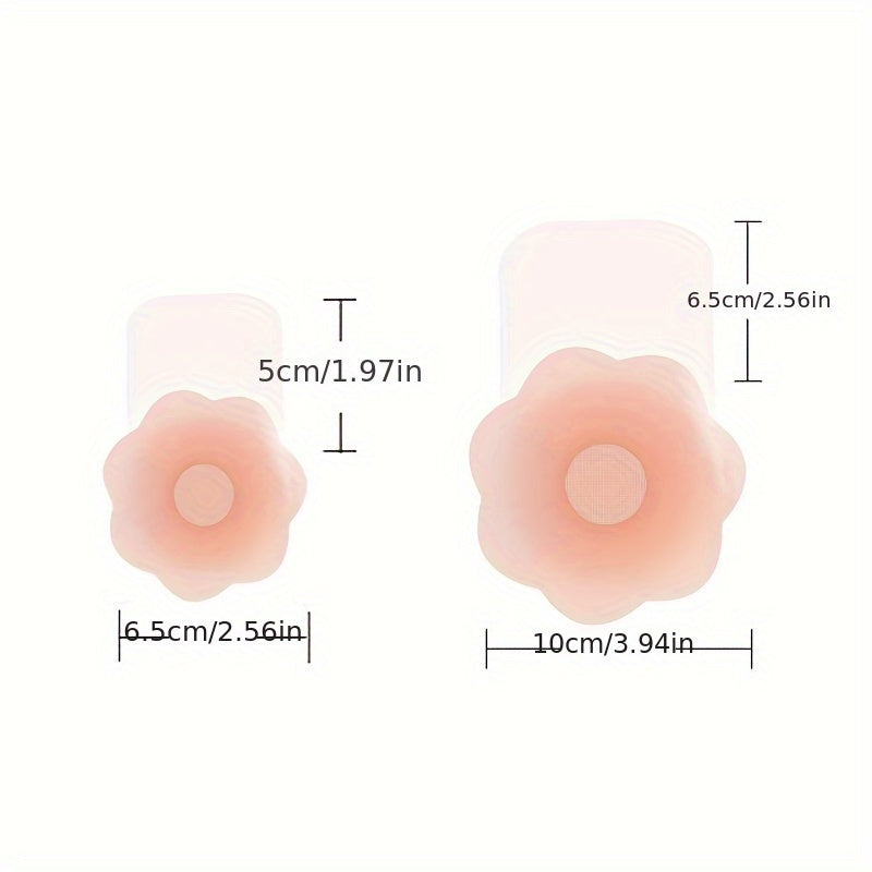 Silicone Nipple Covers for Women Strapless Self-Adhesive Invisible Breast Pasties