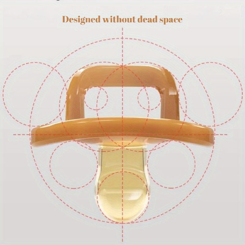 Conjunto de confort para bebés recién nacidos y niños pequeños de silicona, libre de BPA, color marrón claro