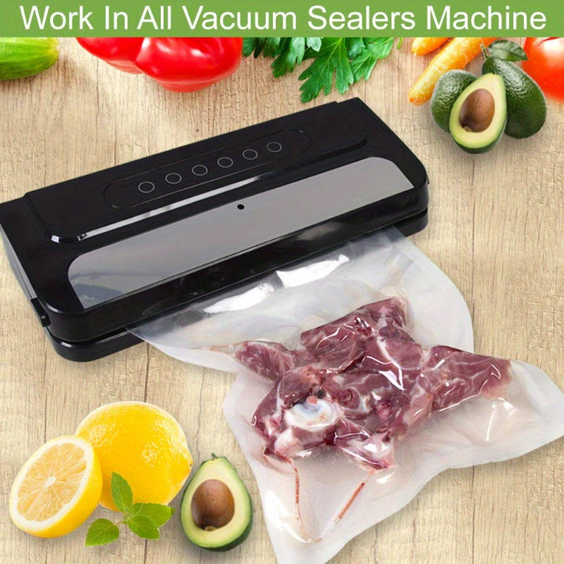 Vacuum Sealer Bags Clear Single-Use Food Storage Pouches for Kitchen