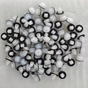 Universal Car Door Panel Clips Set with Seal Ring 100 Pcs Fasteners