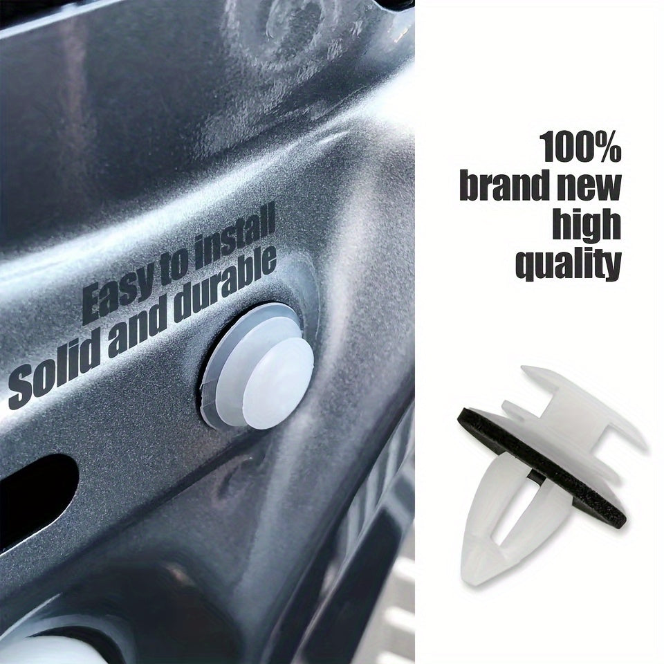 Universal Car Door Panel Clips Set with Seal Ring 100 Pcs Fasteners