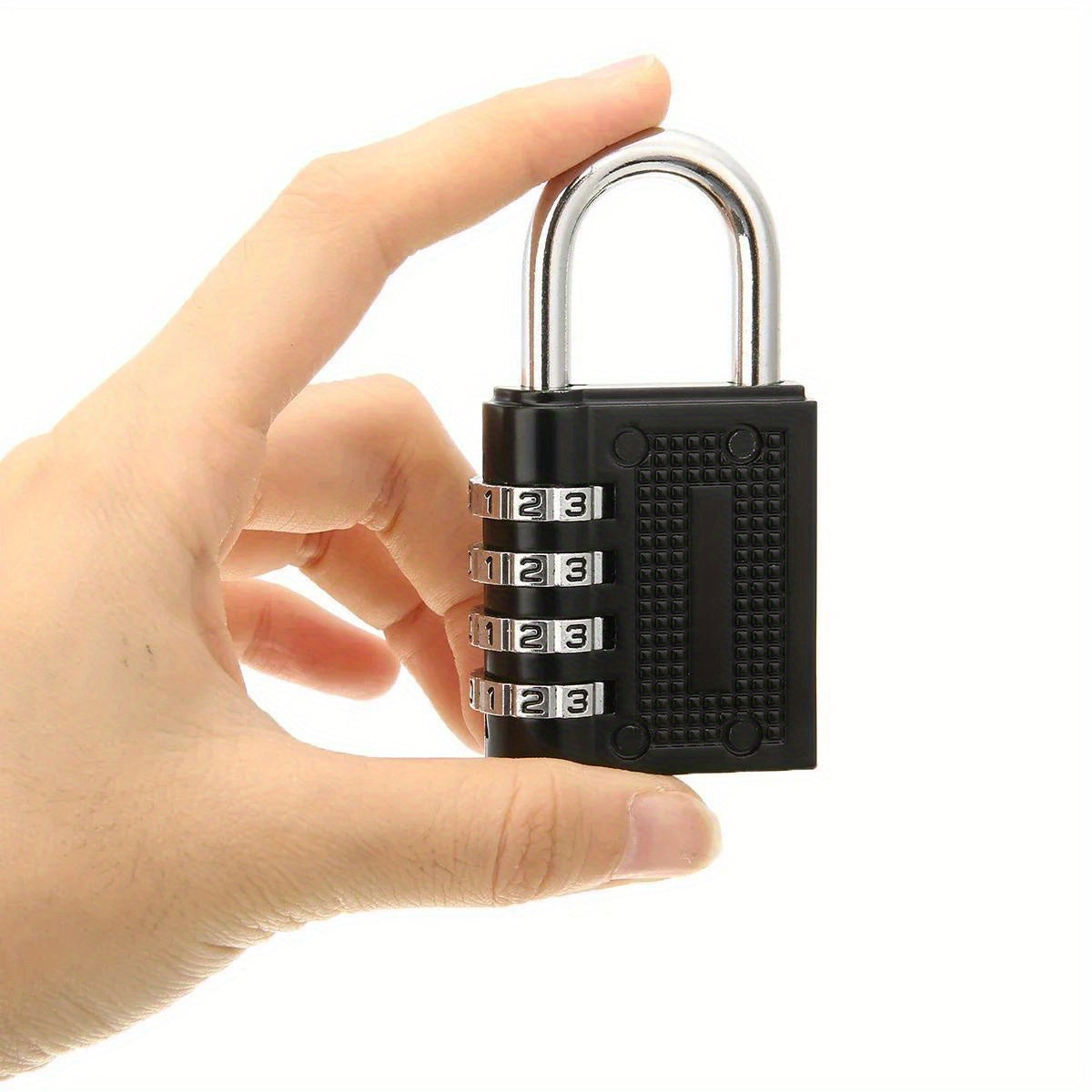 Weatherproof Alloy 4-Digit Combination Lock for Outdoor and Gym Security