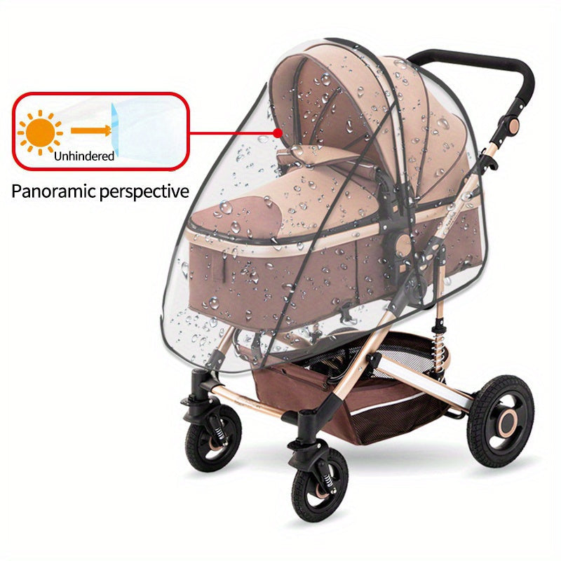 Breathable Universal Stroller Rain Cover for Baby Protection